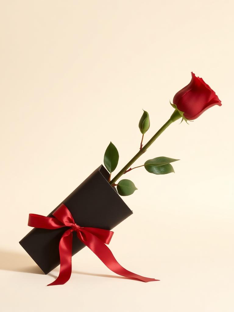 Rosa Única con Caja